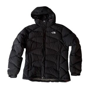 North Face Summit Series 800 Size Large Down Insulated Puffer Jacket Coat Black